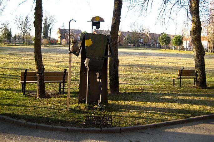 Pilgrim sculpture