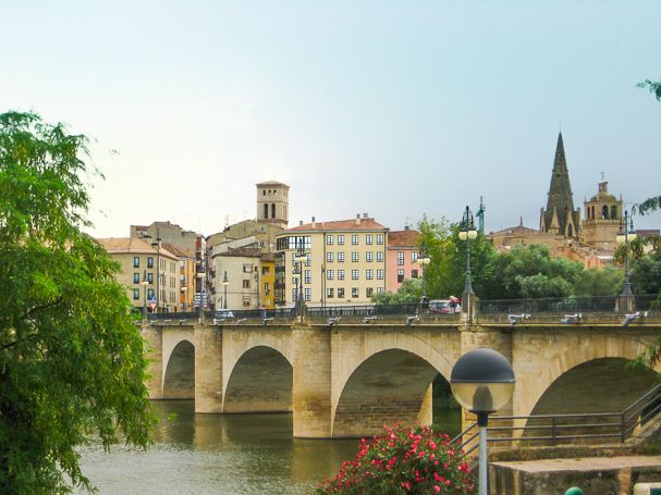 Bridge entering Logrono